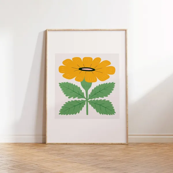 Jungle Flora Tropical Botanical Art Print, Floral