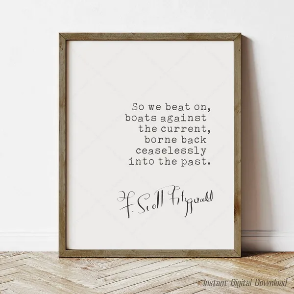 F. Scott Fitzgerald, The Great Gatsby Art Print