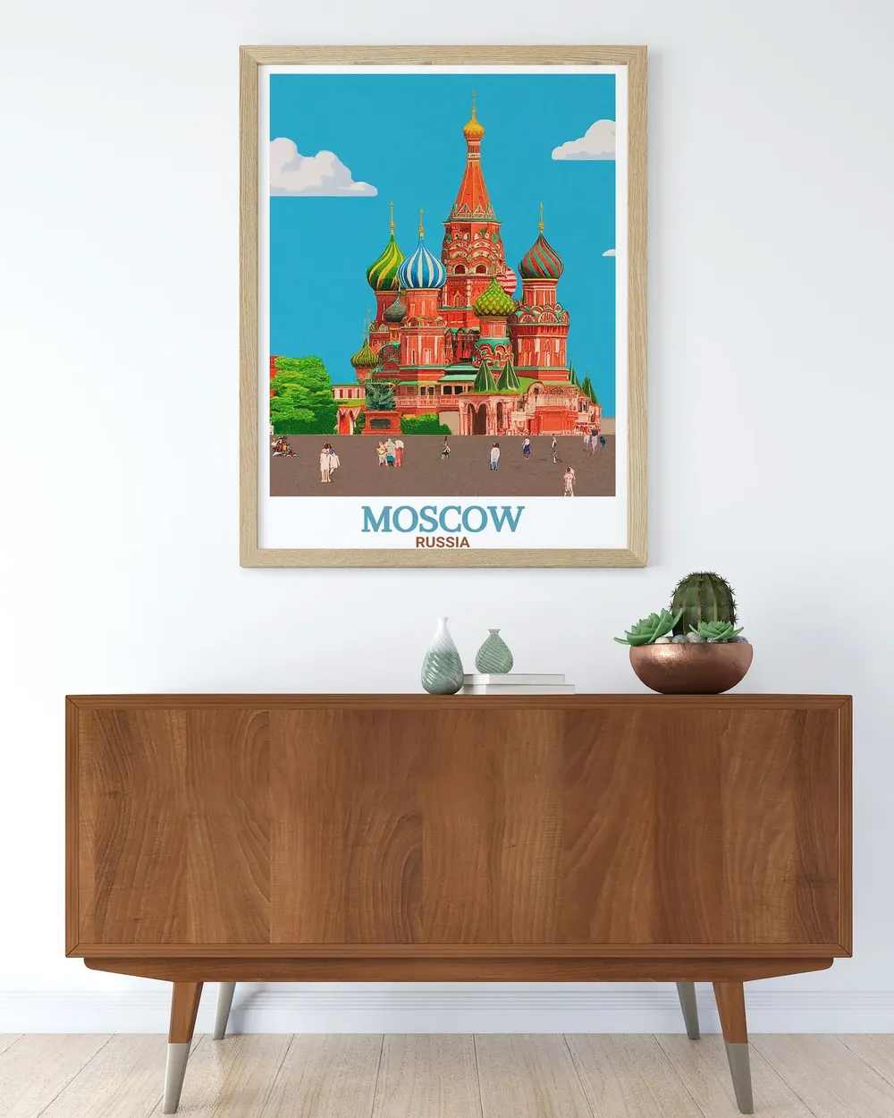 Moscow Red Square Kremlin Travel Poster - Image 3