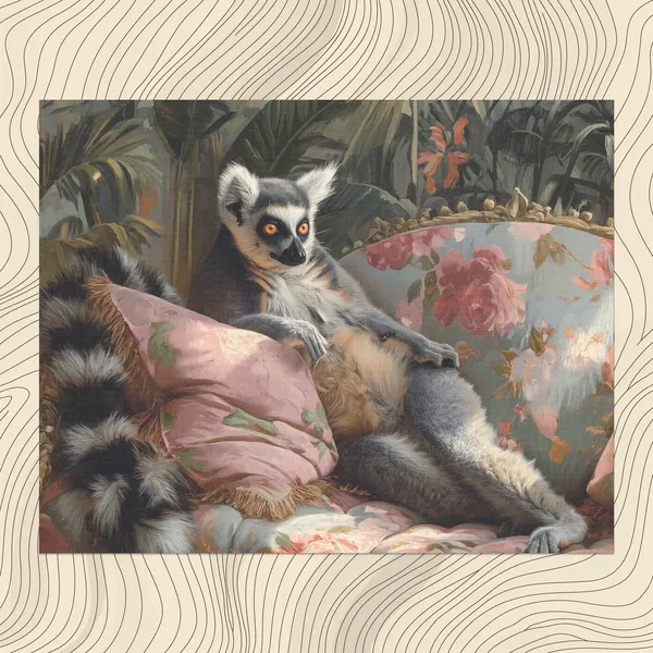 Slow Loris Tropical Wildlife Art Print