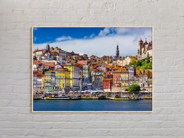 Porto Travel Poster, Portugal Europe Wall Art