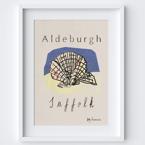 Aldeburgh Suffolk Coast Poster Print, Seafood