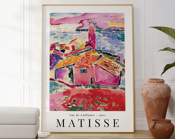 Henri Matisse View At Collioure Modern Art Print