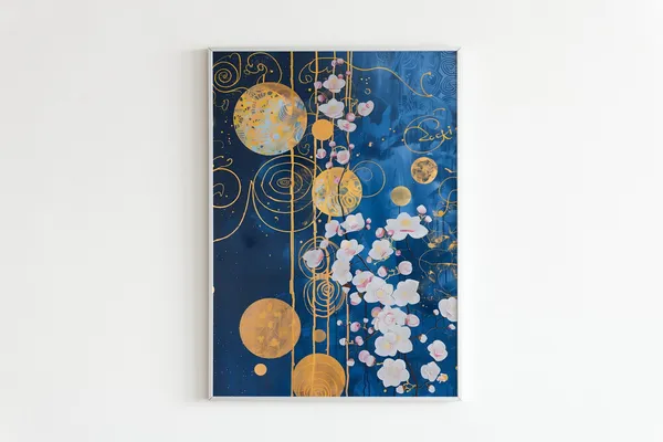 Hilma Af Klint Flower Oil Painting Vintage Art Print