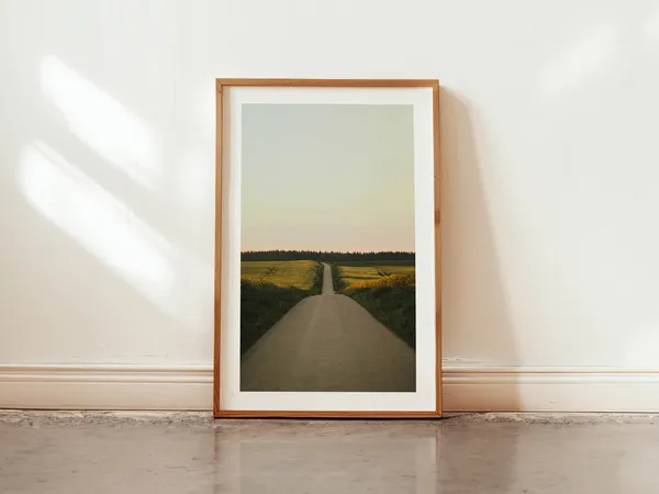 Country Road Kitchen Print, Farmhouse Western Art