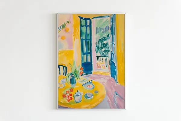 Henri Matisse Breakfast Room Art Print, Fauvism