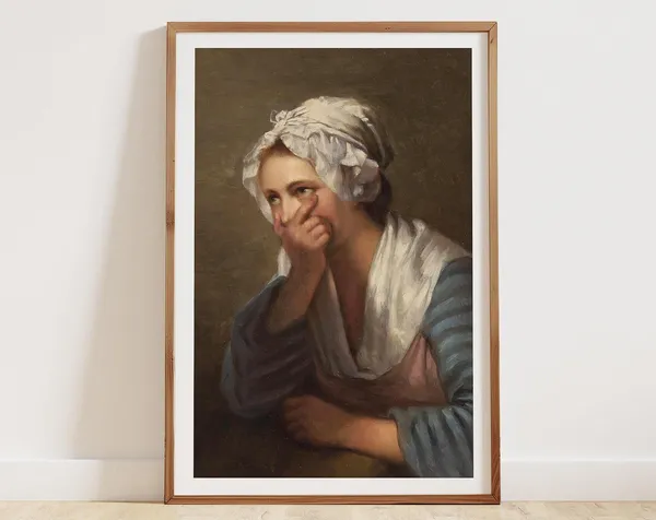 Subtle Funny Bathroom Art Print, Vintage Toilet Humor