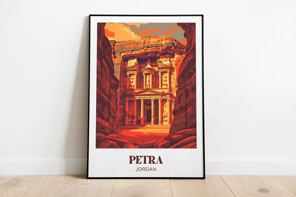 Chichen Itza Painting Illustration Travel Poster