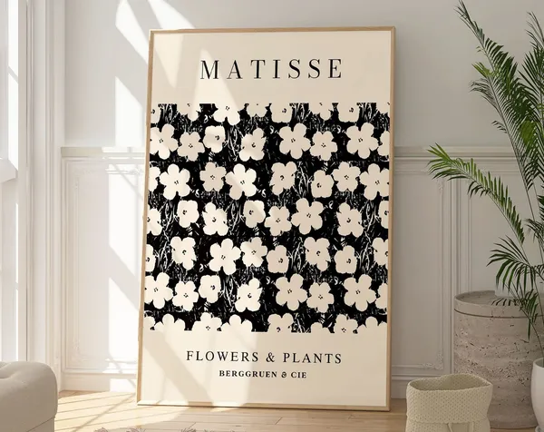 Henri Matisse Flowers and Plants Minimalist Art Print