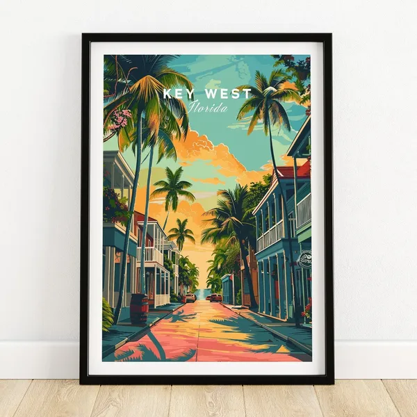 Key West Home Decor Travel Poster