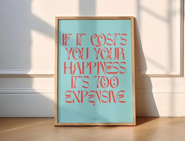 Motivational Wall Art Print, Dopamine Decor Poster