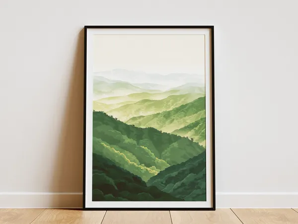 Missouri Ozark Mountains Vintage Travel Poster