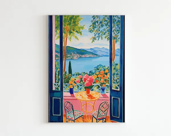 Matisse Open Window Collioure View Art Print