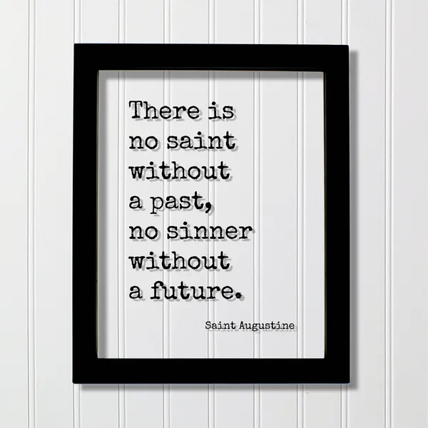 Saint Augustine Grace Quote Art Print