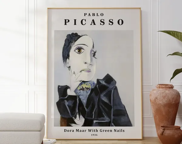 Pablo Picasso Dora Maar Portrait, Cubist Art Print