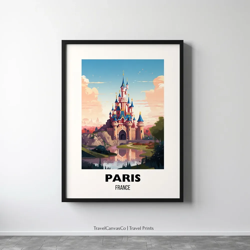 Paris Travel Poster, France Travel Gift