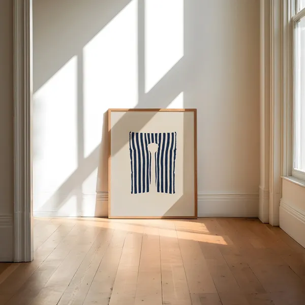 Life Vest Beachy Ocean Surf Poster, Nantucket