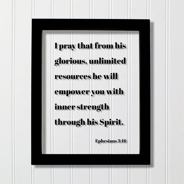 Ephesians 3:16 Scripture Verse Art Print