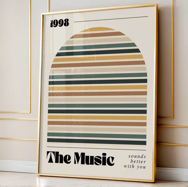 Music Sounds Better Music Wall Decor Art Print