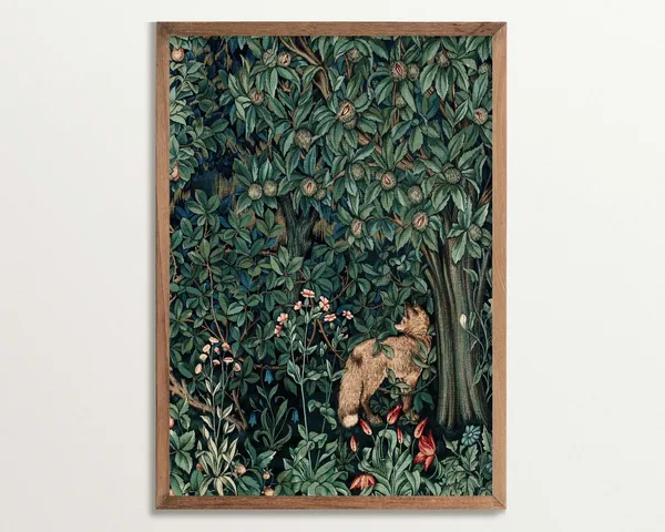 William Morris Print, Cottagecore Botanical Art Print