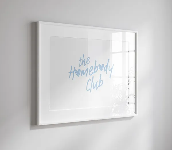 Homebody Club Coastal Apartment Decor Poster