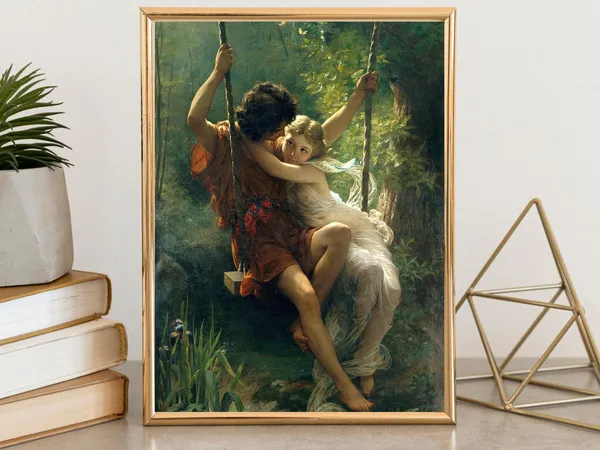 Springtime by Pierre-Auguste Cot, Vintage Art Print