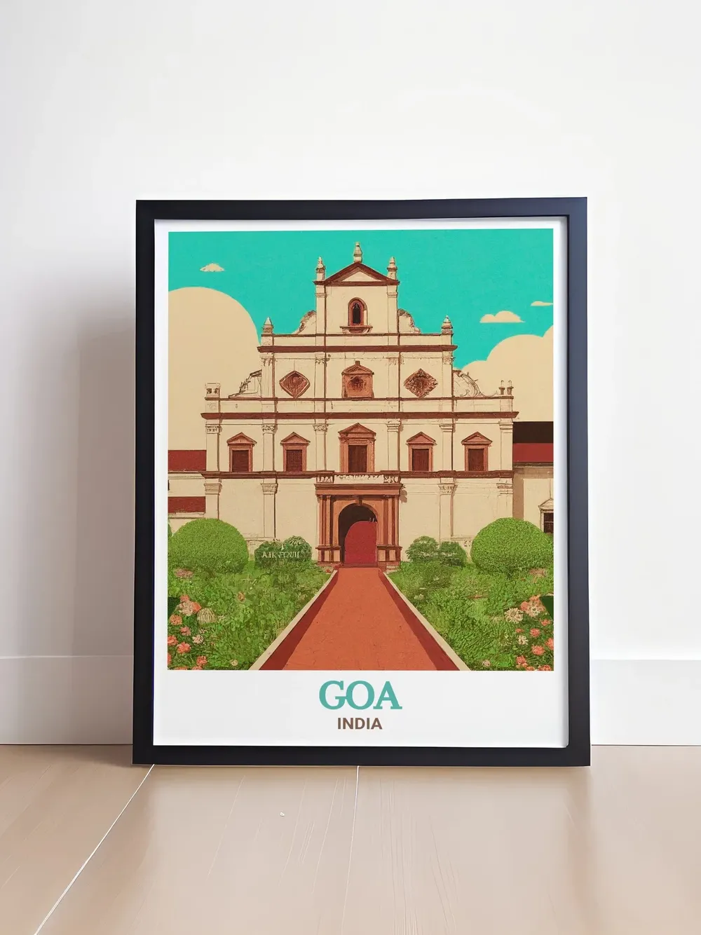 Basilica of Bom Jesus Goa Travel Poster - Image 4