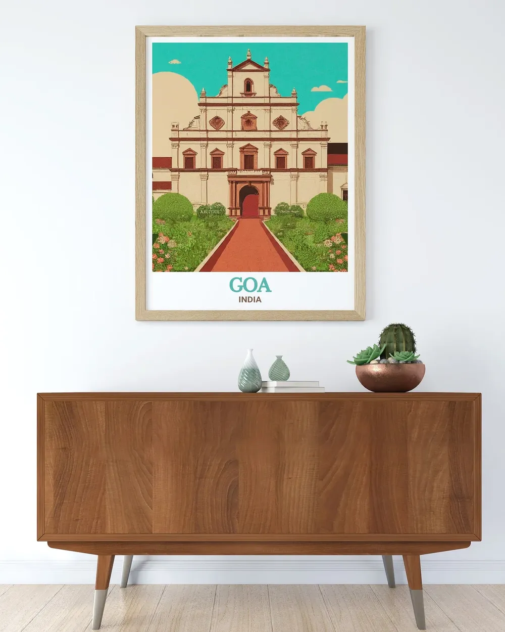 Basilica of Bom Jesus Goa Travel Poster - Image 3