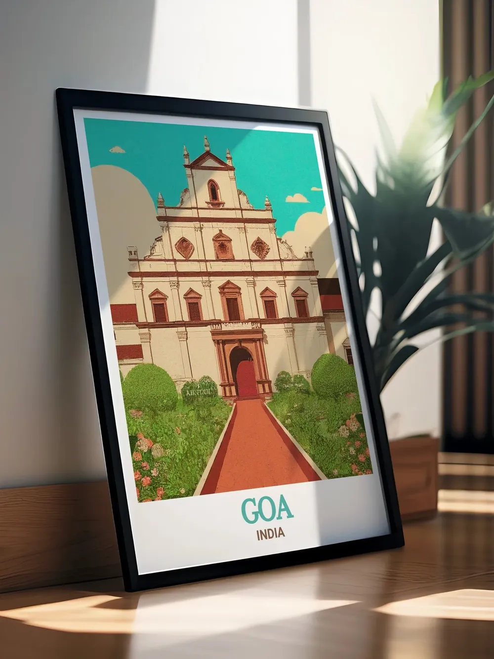 Basilica of Bom Jesus Goa Travel Poster - Image 2