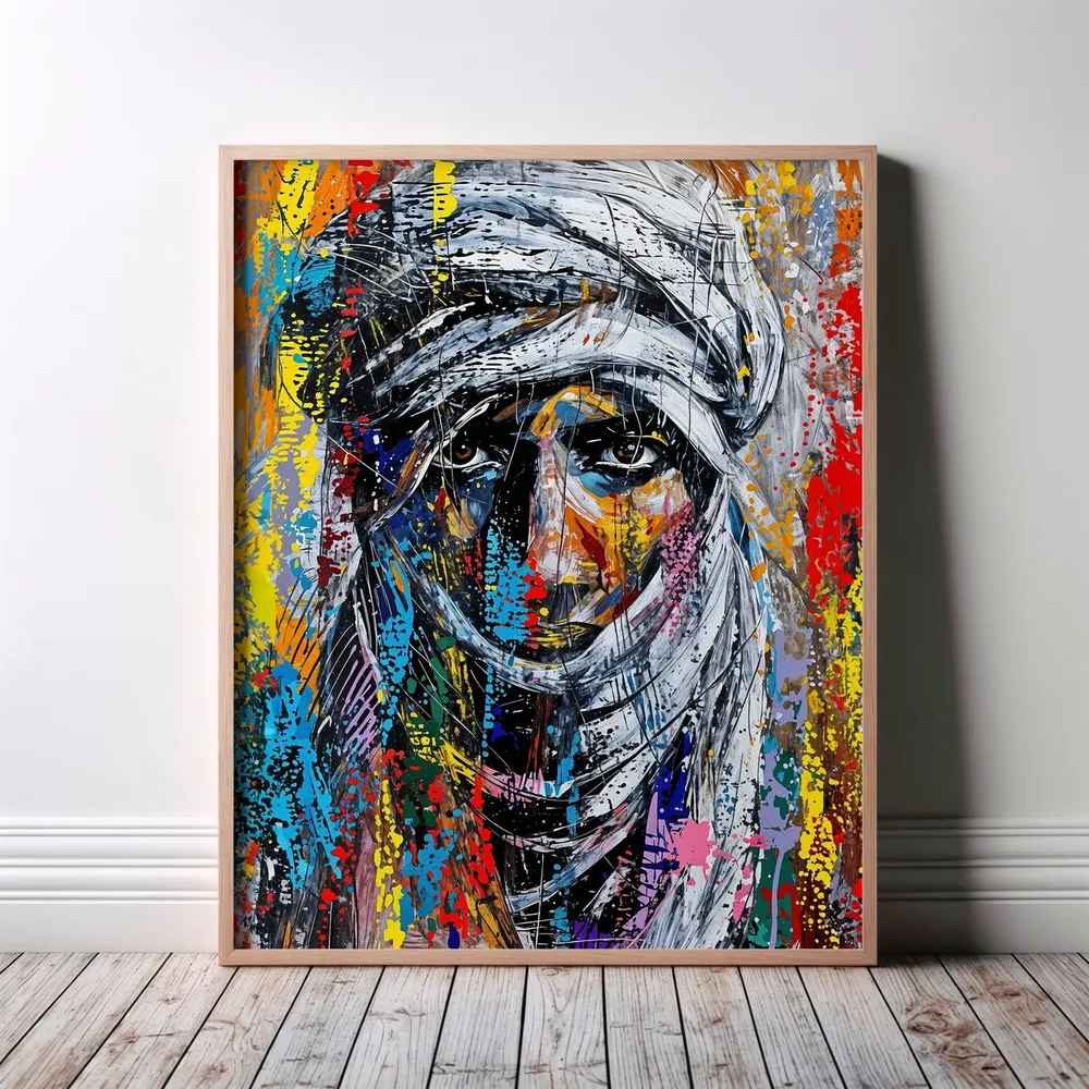Palestine Wall Decor Art, Let Gaza Live Poster