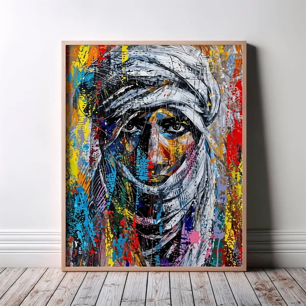 Palestine Wall Decor Art, Let Gaza Live Poster