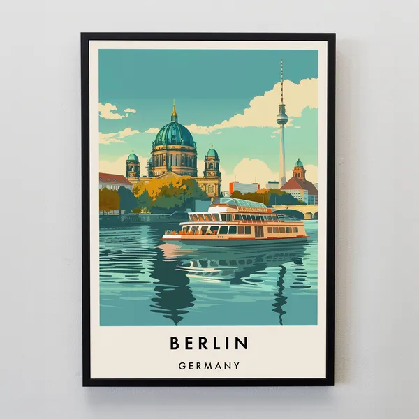 Berlin Gift Travel Poster