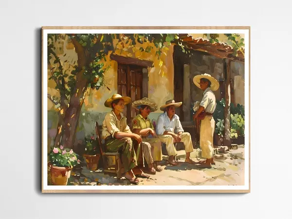 Essence Of Life In Mexico Art Print