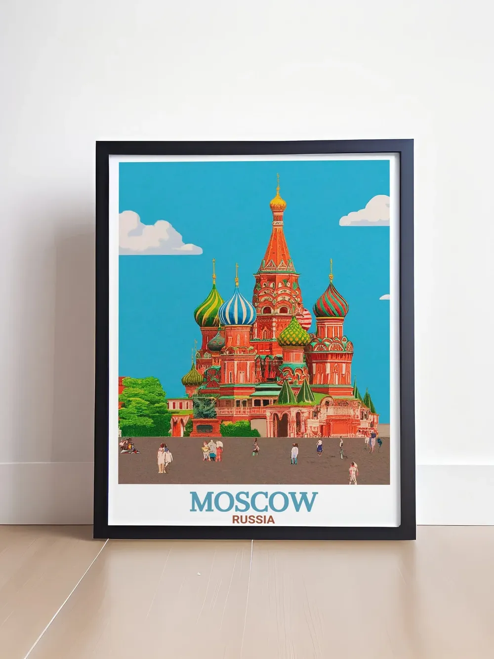 Moscow Red Square Kremlin Travel Poster - Image 4