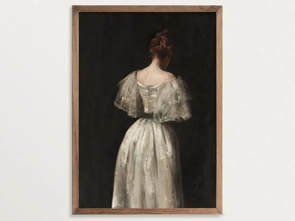 Victorian Painting, Dark Academia Art Print