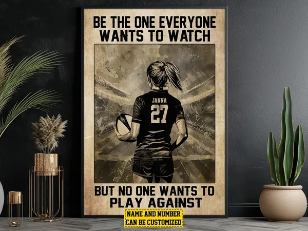Personalized Volleyball Motivation Poster Print