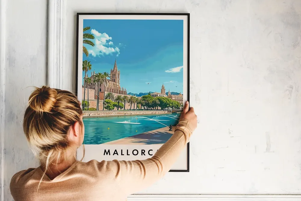 Mallorca Spain Travel Art Poster Print - Image 2