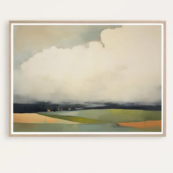 Abstract Landscape Art Print, Modern Landscape