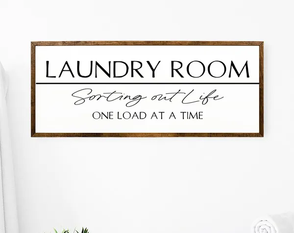 Laundry Room Sorting Out Life One Load At A Time Poster