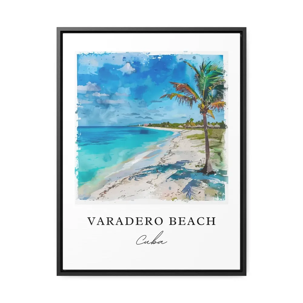 Varadero Beach Watercolor Travel Poster - Image 2