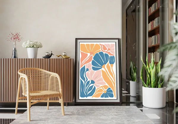 Matisse Flower Modern Art Print, Home Decor
