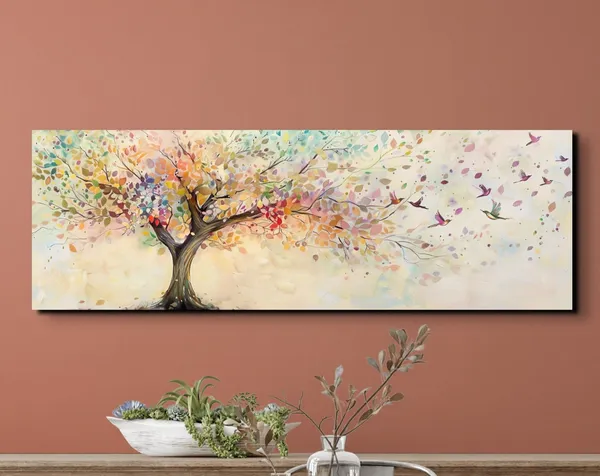 Yggdrasil Tree Of Life Watercolor Art Print