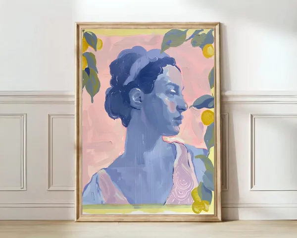 Greek Goddess, Matisse-Inspired Summer Art Print