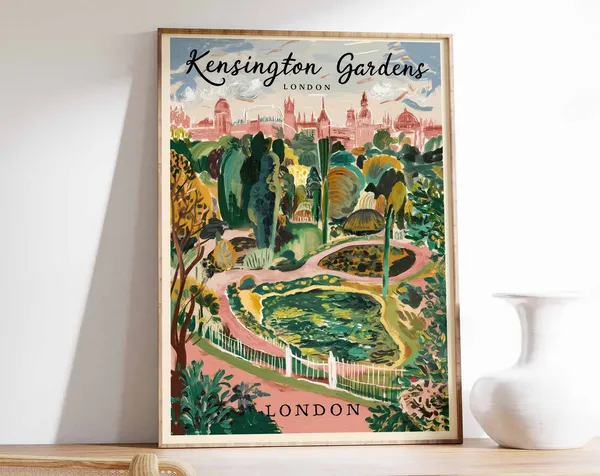 Kensington Gardens Botanical Print, William Morris