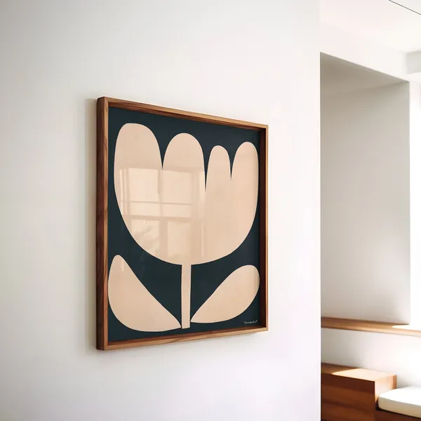 Abstract Botanical Print, Abstract Flower Art