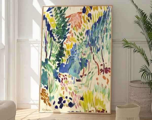 Henri Matisse Landscape at Collioure Art Print