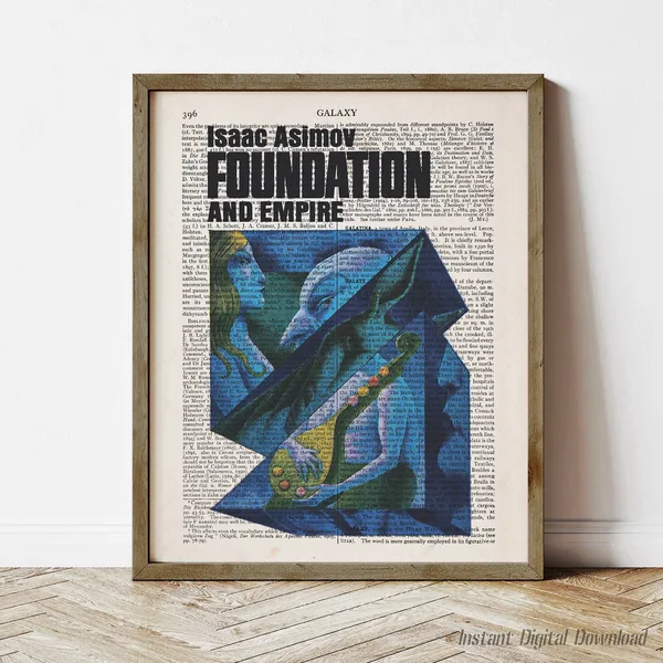 Foundation And Empire by Isaac Asimov, Art Print