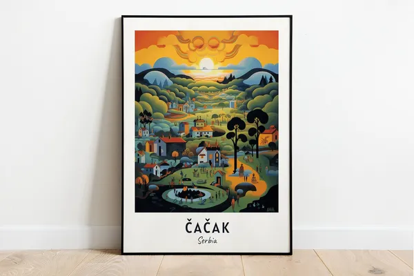 Gua Trumpet Festival Serbia Travel Poster