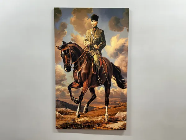 Ataturk Office Wall Art Print, Turkish Leader
