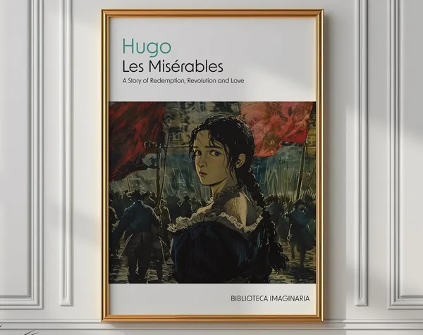Les Misérables by Victor Hugo, French Art Print